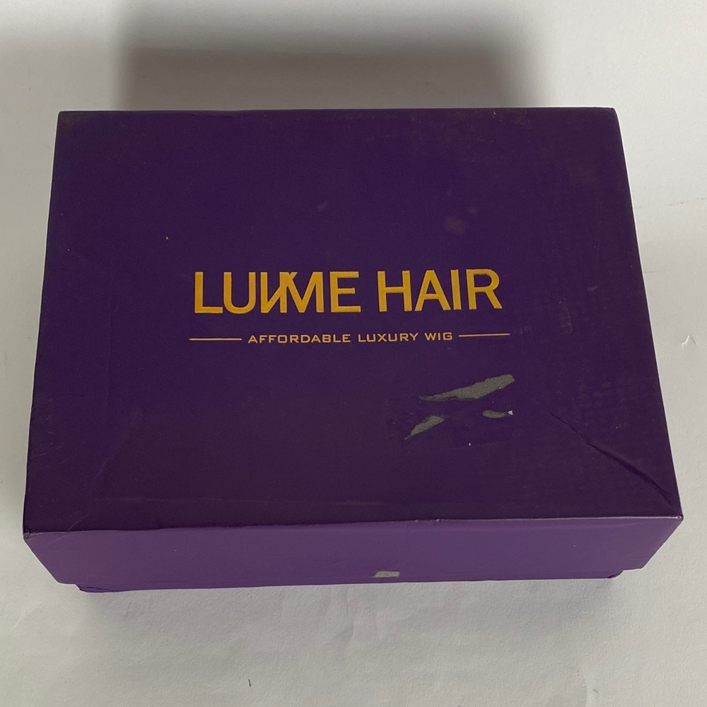 Luvme Staig Wig Brown with Box Accessories Wig Cap Elastic Band